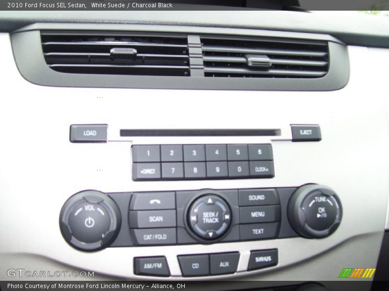 White Suede / Charcoal Black 2010 Ford Focus SEL Sedan