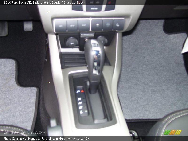 White Suede / Charcoal Black 2010 Ford Focus SEL Sedan