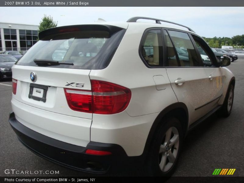 Alpine White / Sand Beige 2007 BMW X5 3.0si
