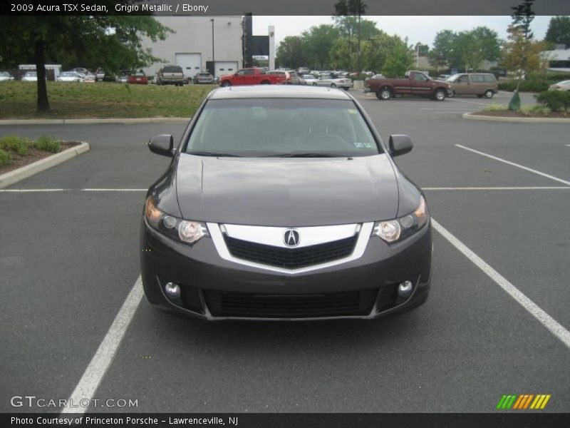 Grigio Metallic / Ebony 2009 Acura TSX Sedan