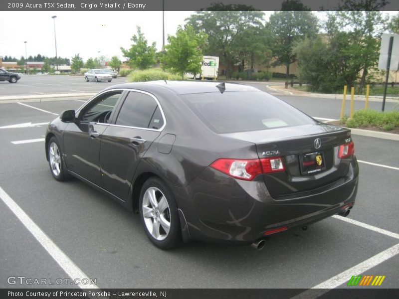 Grigio Metallic / Ebony 2009 Acura TSX Sedan