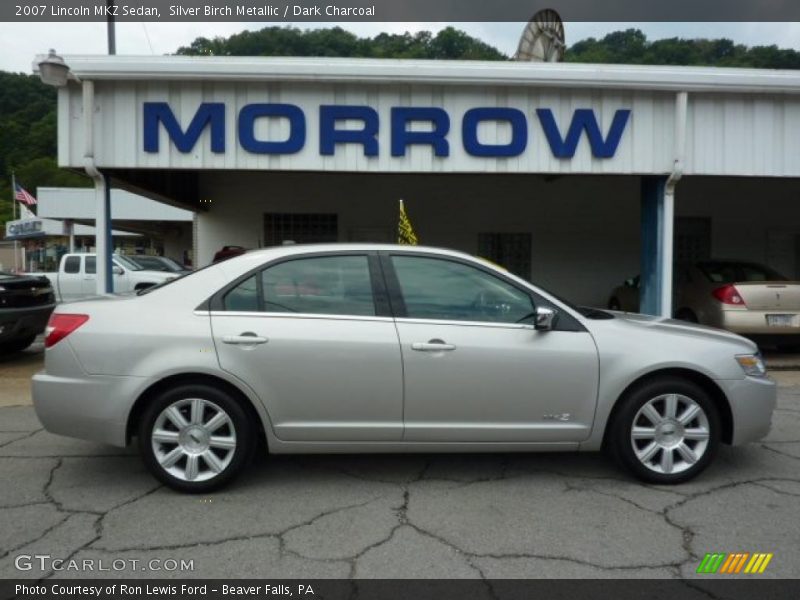 Silver Birch Metallic / Dark Charcoal 2007 Lincoln MKZ Sedan