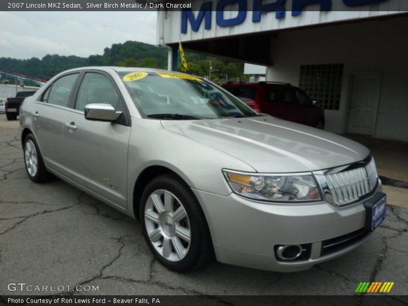 Silver Birch Metallic / Dark Charcoal 2007 Lincoln MKZ Sedan