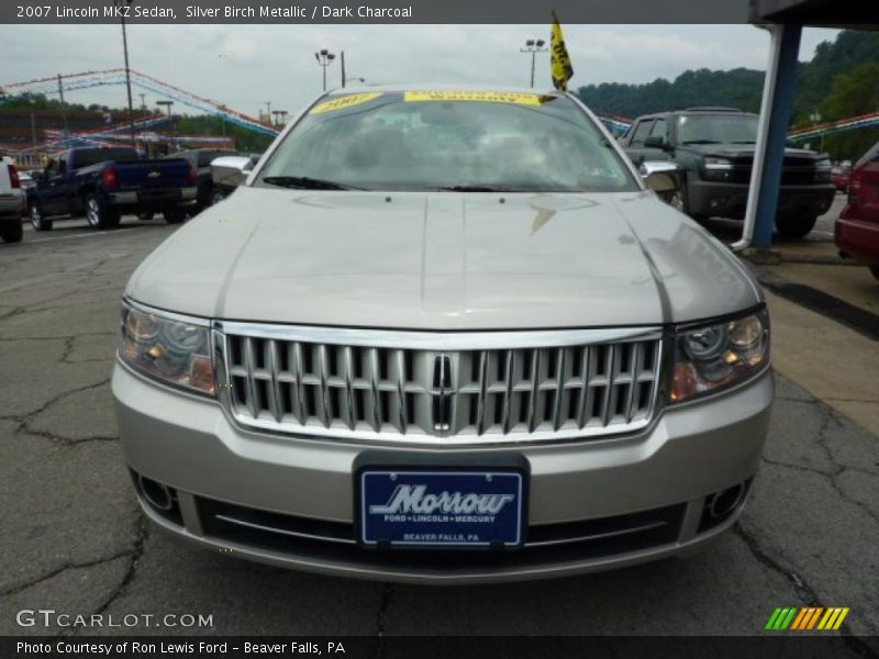 Silver Birch Metallic / Dark Charcoal 2007 Lincoln MKZ Sedan