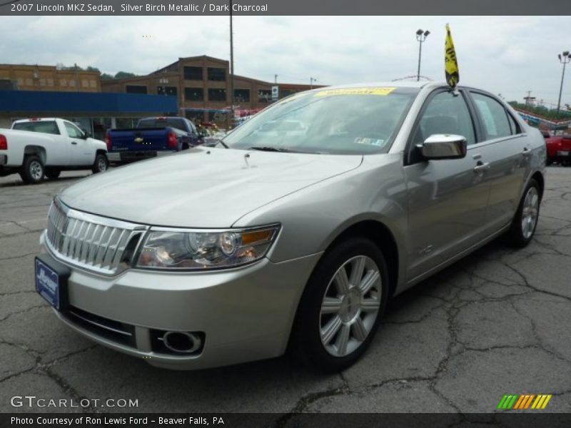 Silver Birch Metallic / Dark Charcoal 2007 Lincoln MKZ Sedan