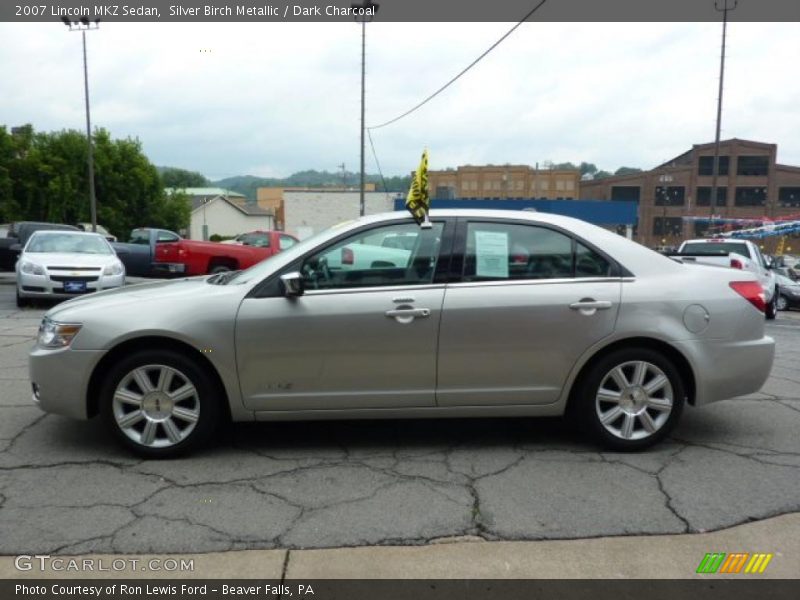 Silver Birch Metallic / Dark Charcoal 2007 Lincoln MKZ Sedan