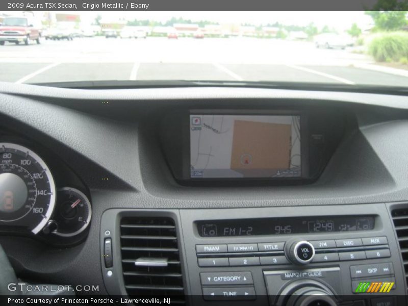 Grigio Metallic / Ebony 2009 Acura TSX Sedan