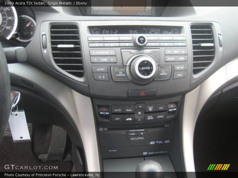 Grigio Metallic / Ebony 2009 Acura TSX Sedan