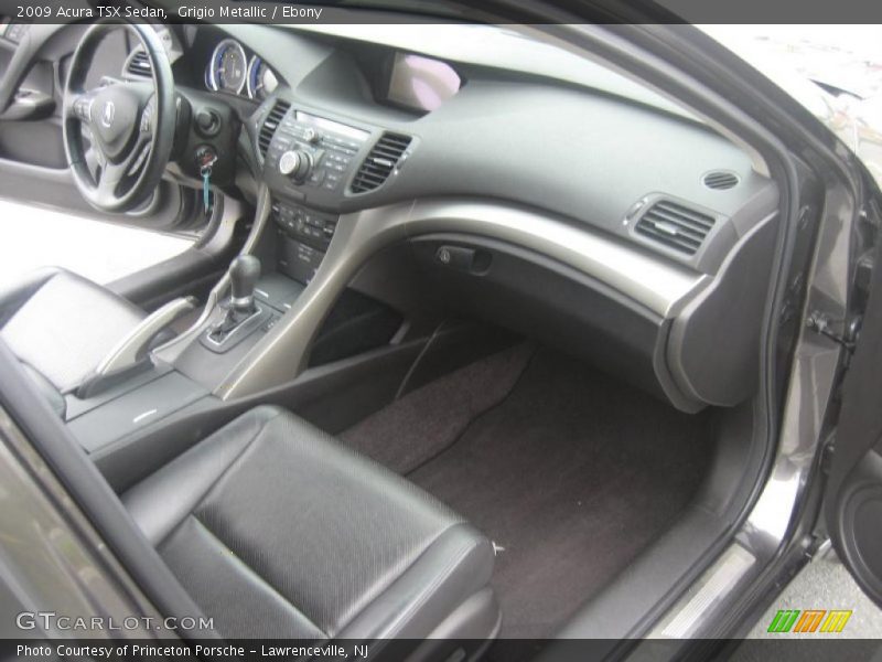 Grigio Metallic / Ebony 2009 Acura TSX Sedan