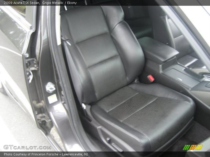 Grigio Metallic / Ebony 2009 Acura TSX Sedan