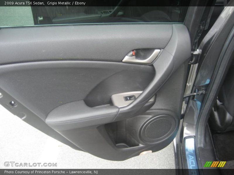 Grigio Metallic / Ebony 2009 Acura TSX Sedan