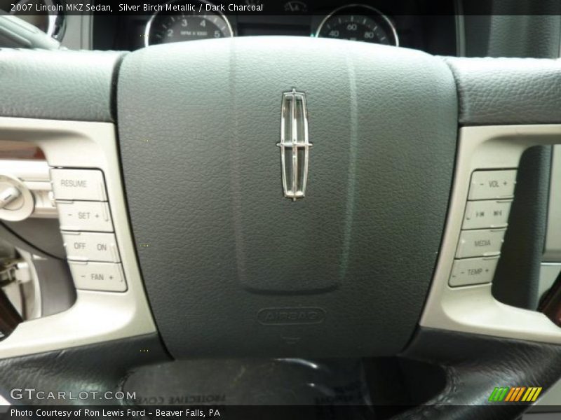 Silver Birch Metallic / Dark Charcoal 2007 Lincoln MKZ Sedan