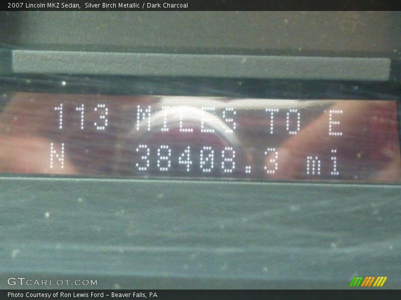 Silver Birch Metallic / Dark Charcoal 2007 Lincoln MKZ Sedan