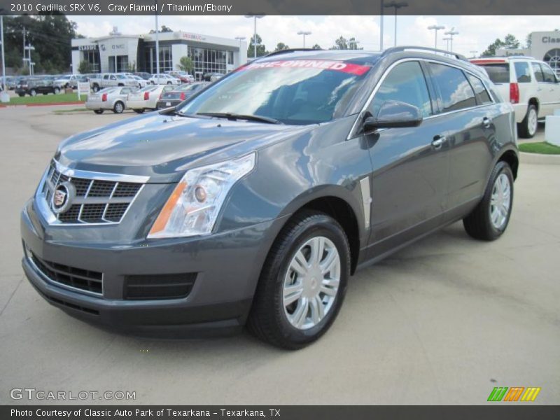 Gray Flannel / Titanium/Ebony 2010 Cadillac SRX V6