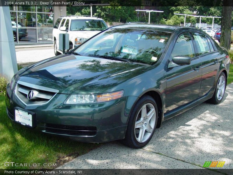 Deep Green Pearl / Ebony 2004 Acura TL 3.2