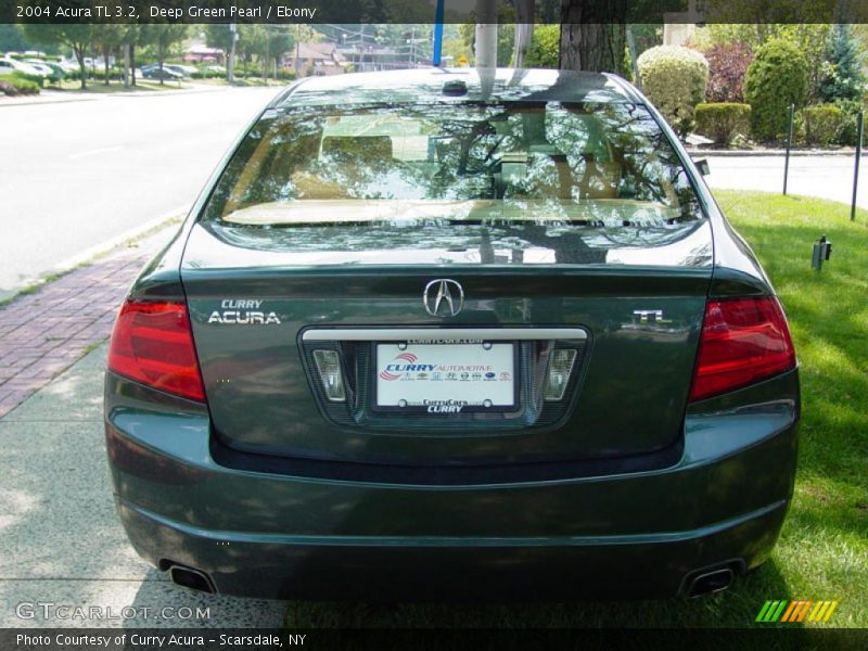 Deep Green Pearl / Ebony 2004 Acura TL 3.2