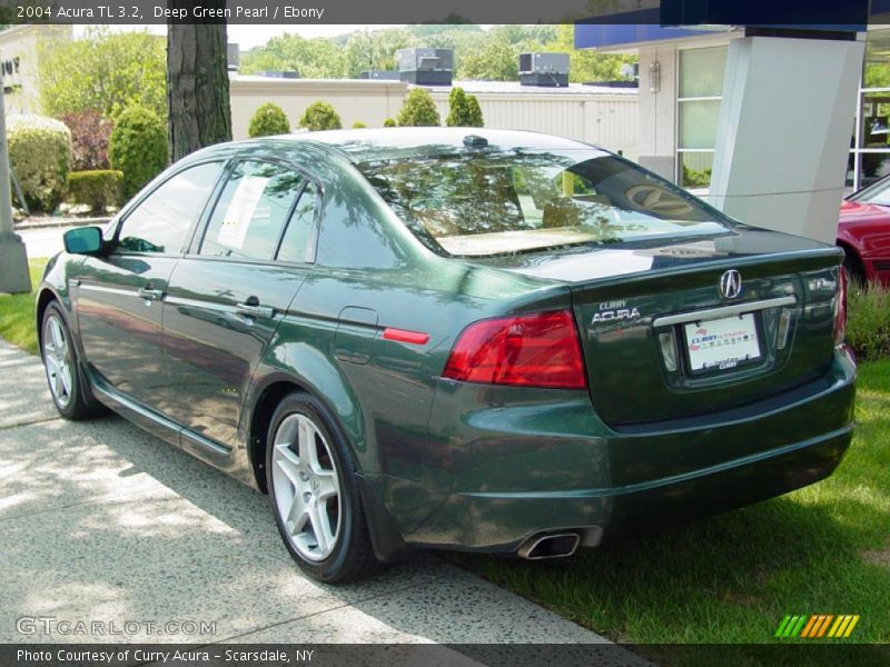 Deep Green Pearl / Ebony 2004 Acura TL 3.2