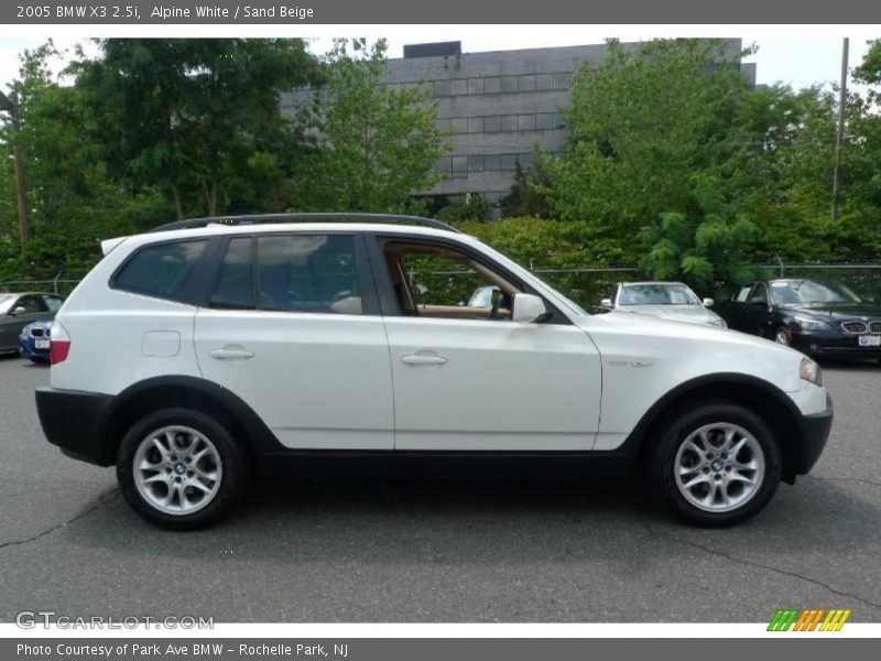 Alpine White / Sand Beige 2005 BMW X3 2.5i