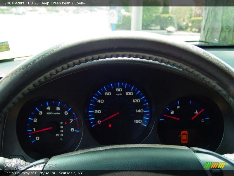 Deep Green Pearl / Ebony 2004 Acura TL 3.2