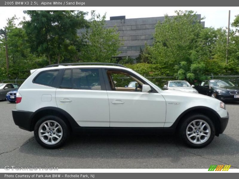 Alpine White / Sand Beige 2005 BMW X3 2.5i