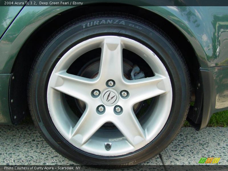 Deep Green Pearl / Ebony 2004 Acura TL 3.2