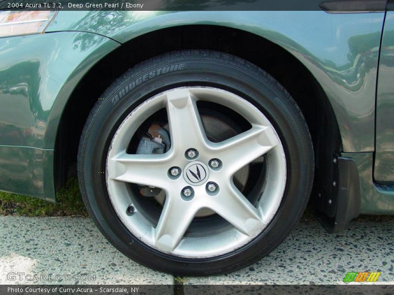 Deep Green Pearl / Ebony 2004 Acura TL 3.2