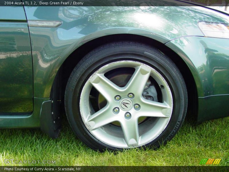 Deep Green Pearl / Ebony 2004 Acura TL 3.2