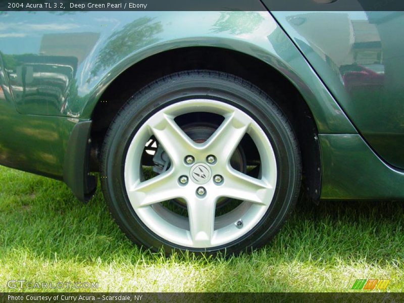 Deep Green Pearl / Ebony 2004 Acura TL 3.2
