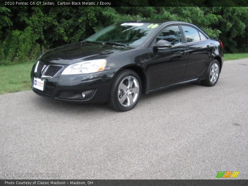 Carbon Black Metallic / Ebony 2010 Pontiac G6 GT Sedan