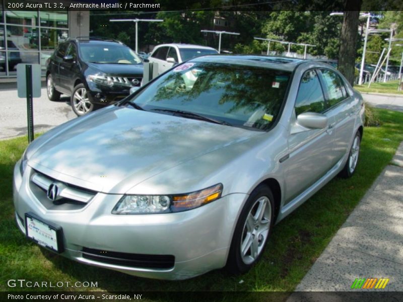 Anthracite Metallic / Parchment 2006 Acura TL 3.2