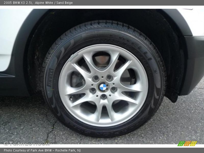 Alpine White / Sand Beige 2005 BMW X3 2.5i