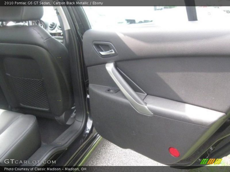 Carbon Black Metallic / Ebony 2010 Pontiac G6 GT Sedan