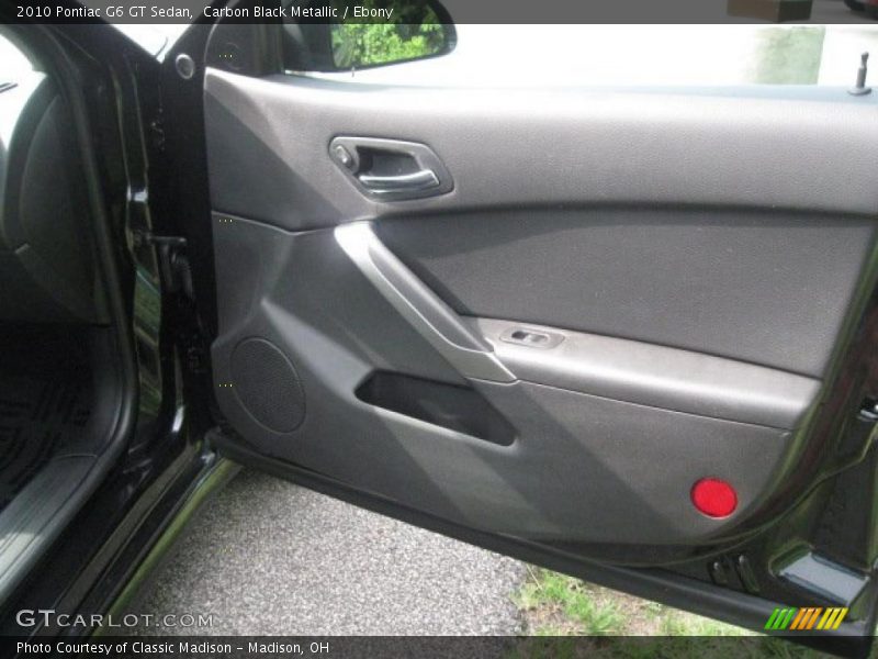 Carbon Black Metallic / Ebony 2010 Pontiac G6 GT Sedan