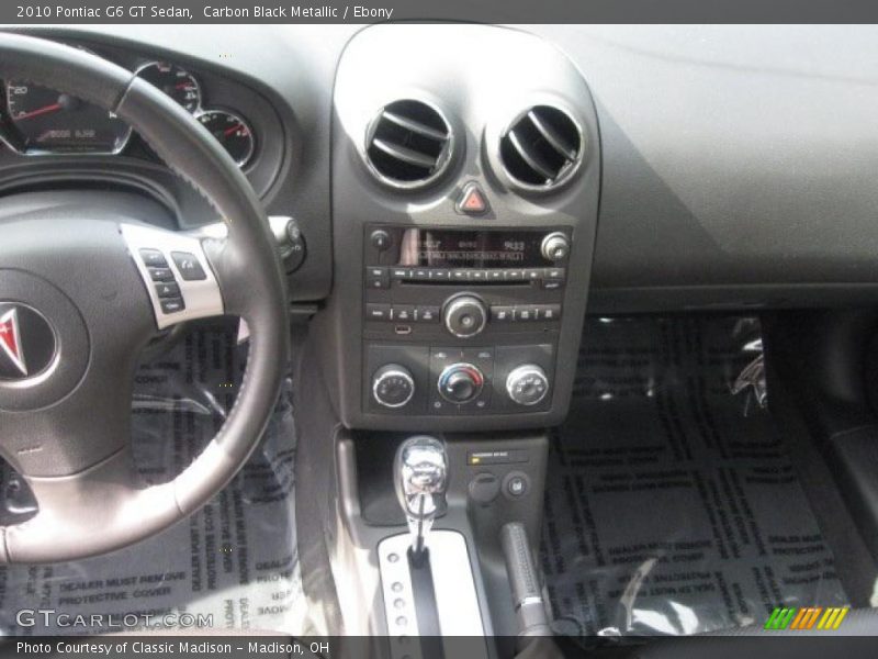 Carbon Black Metallic / Ebony 2010 Pontiac G6 GT Sedan