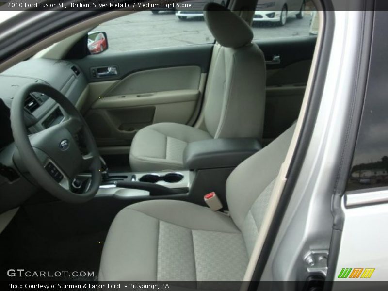Brilliant Silver Metallic / Medium Light Stone 2010 Ford Fusion SE