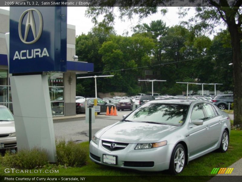 Satin Silver Metallic / Ebony 2005 Acura TL 3.2
