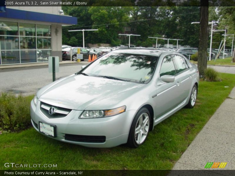Satin Silver Metallic / Ebony 2005 Acura TL 3.2