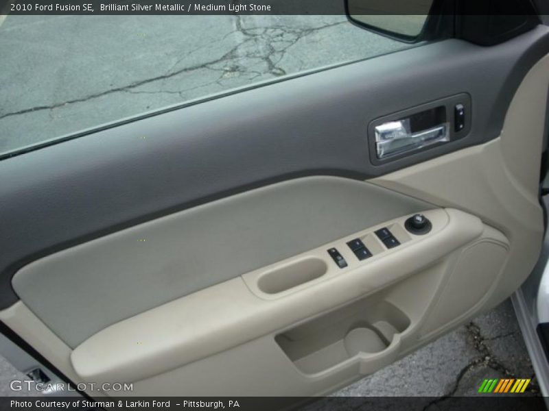 Brilliant Silver Metallic / Medium Light Stone 2010 Ford Fusion SE