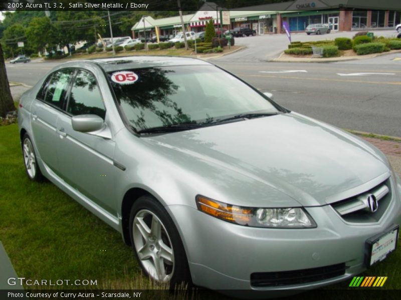 Satin Silver Metallic / Ebony 2005 Acura TL 3.2