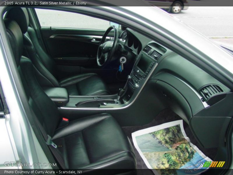 Satin Silver Metallic / Ebony 2005 Acura TL 3.2