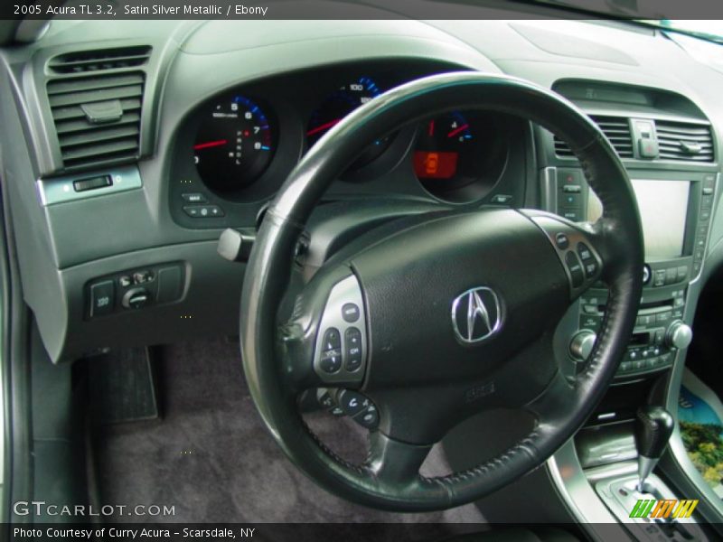 Satin Silver Metallic / Ebony 2005 Acura TL 3.2