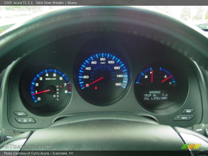 Satin Silver Metallic / Ebony 2005 Acura TL 3.2