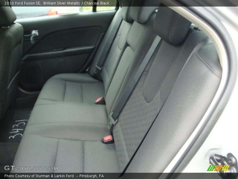 Brilliant Silver Metallic / Charcoal Black 2010 Ford Fusion SE