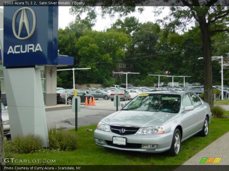 Satin Silver Metallic / Ebony 2003 Acura TL 3.2