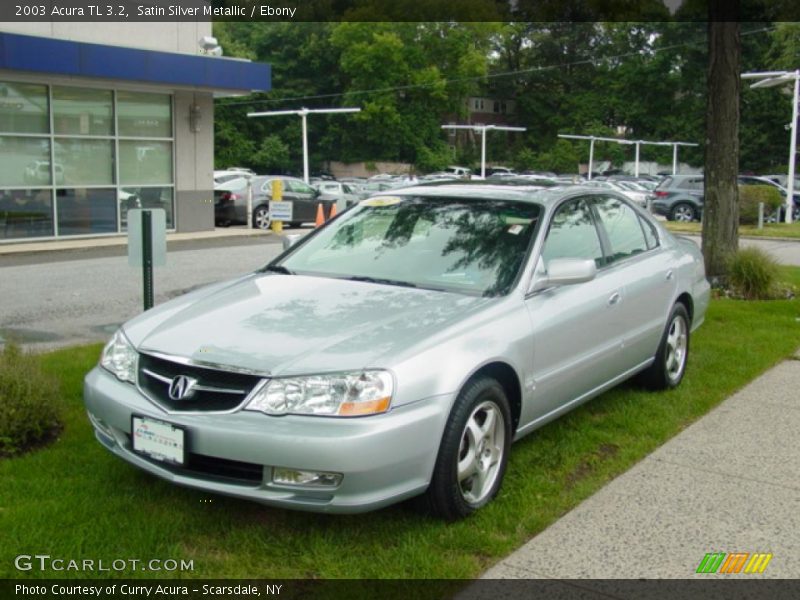 Satin Silver Metallic / Ebony 2003 Acura TL 3.2
