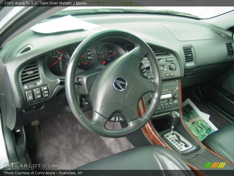 Satin Silver Metallic / Ebony 2003 Acura TL 3.2