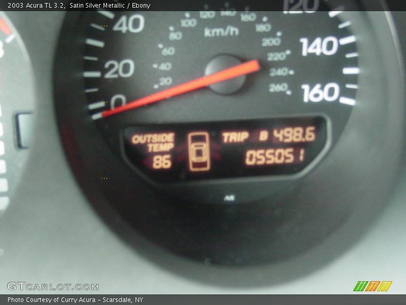 Satin Silver Metallic / Ebony 2003 Acura TL 3.2