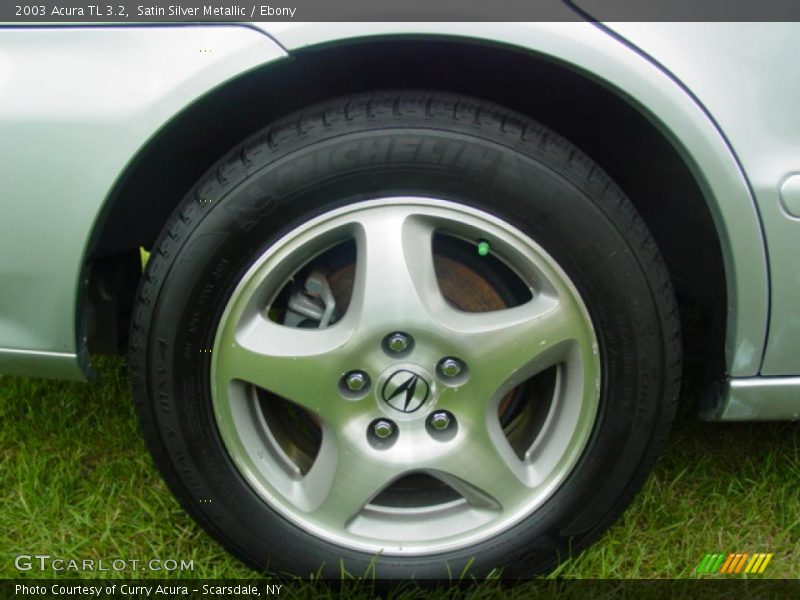 Satin Silver Metallic / Ebony 2003 Acura TL 3.2