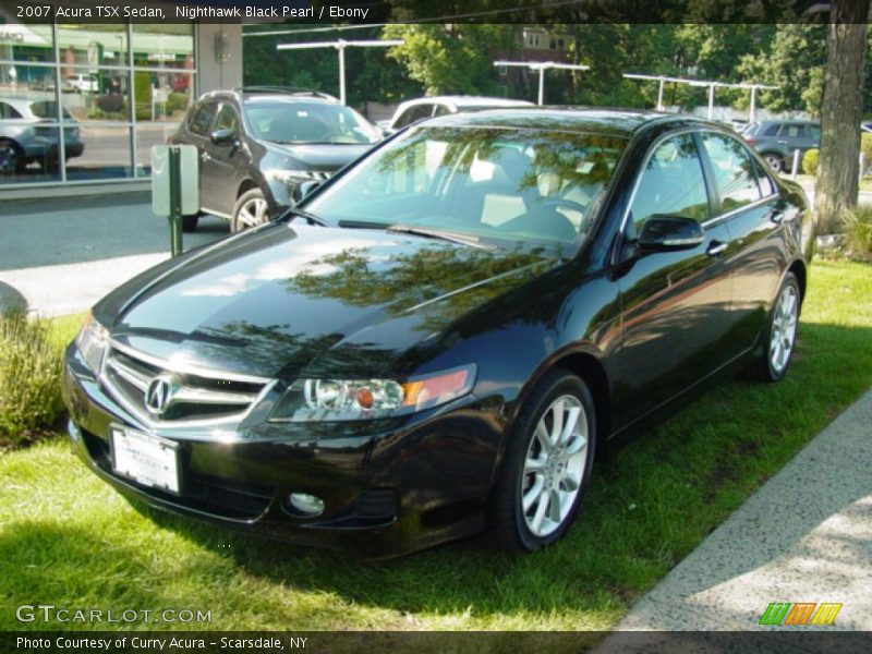 Nighthawk Black Pearl / Ebony 2007 Acura TSX Sedan