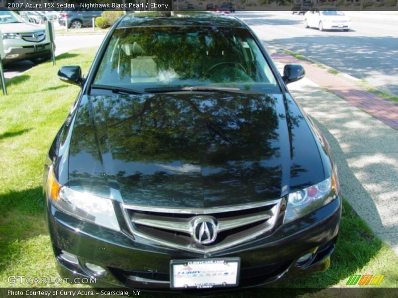 Nighthawk Black Pearl / Ebony 2007 Acura TSX Sedan